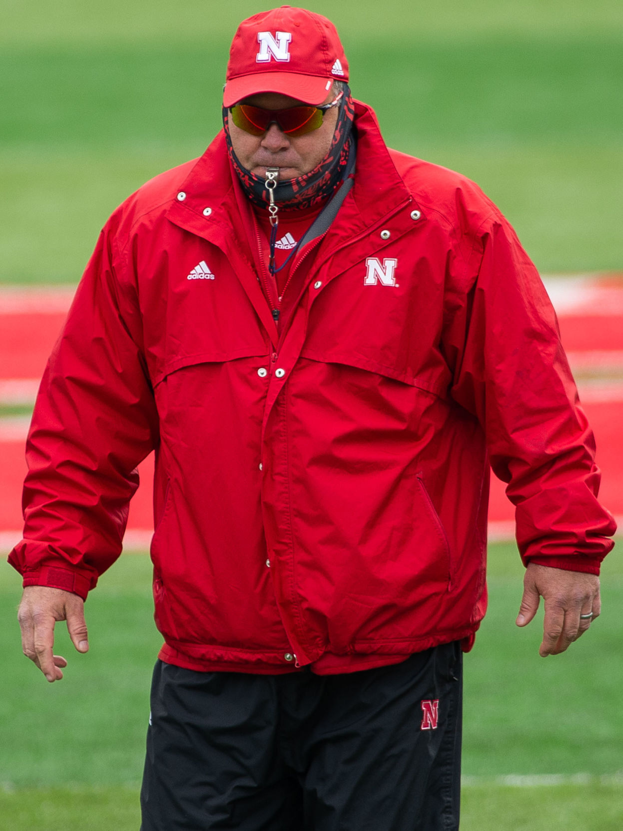 Nebraska football practice, 4.17